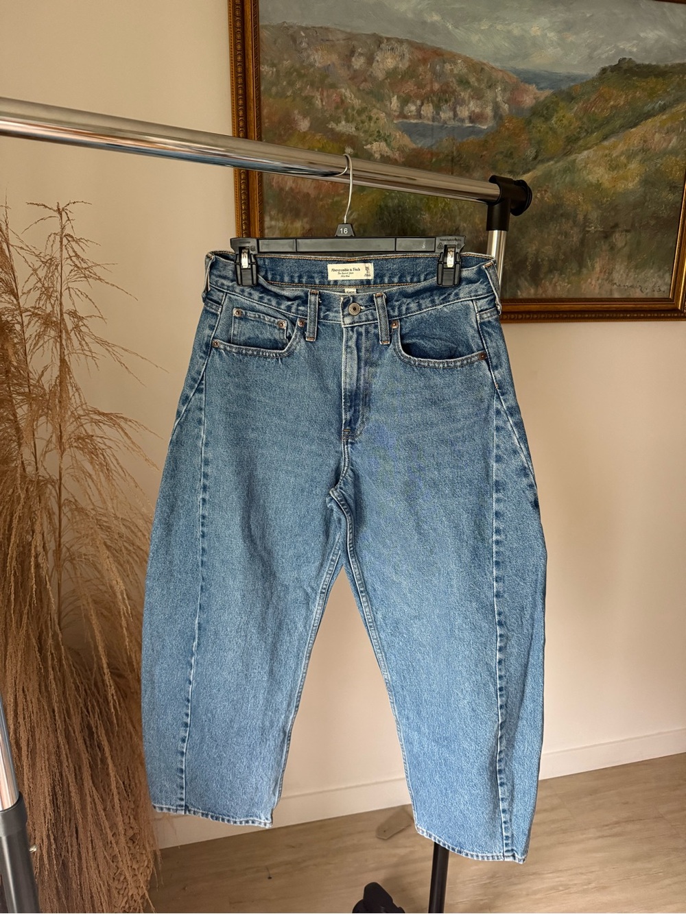 Abercrombie & Fitch Light Blue Boyfriend Jeans